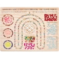 thumbnail image 1 of Wooden Bead Board Bead Design Board Bead Making Supplies Beading Trays Mats 15x11.8 Inch for Bracelet Necklaces Jewelry Making DIY Design 0.4Inch Thick, 1 of 9