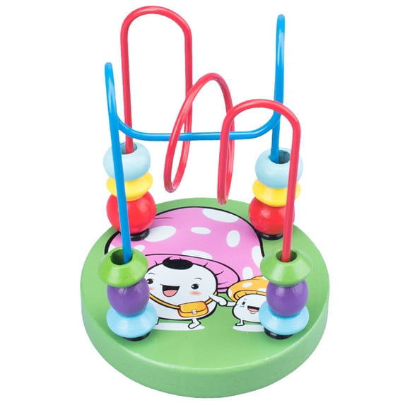Wooden Bead Maze Roller Educational Developmental For Preschool Activity For Birthday Present