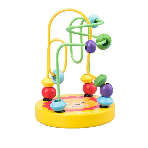 Wooden Bead Maze Roller Educational Developmental For Preschool Activity For