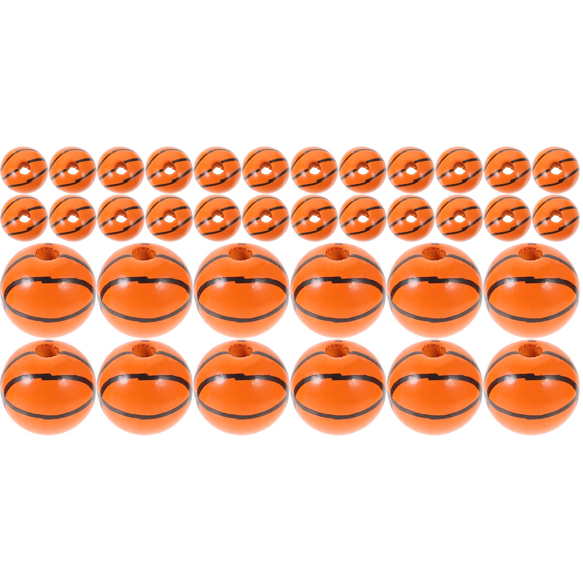 PATIKIL 12mm Sports Ball Beads, 100 Pcs Acrylic Tennis