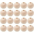 thumbnail image 1 of Wooden Beads 50Pcs 12mm (1/2 Inch) Natural Unfinished Wood Spacer Beads Round Ball Wooden Loose Beads for Bracelet Pendants Crafts Hair Braids DIY Jewelry Making Christmas Decoration, 1 of 9
