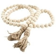 thumbnail image 1 of Wooden Beads Garland Tassels Farmhouse Beads Rustic U2B0 Country Decors Q59C, 1 of 1