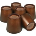 thumbnail image 1 of Wooden Bed Risers 3 Inch Round Furniture Risers Set of 6, Heavy Duty Wood Bed Lifts Risers for Bed Frame, Table, Sofa, Couch, Desk, Dresser, 1 of 9