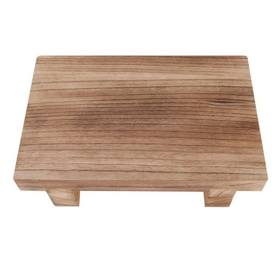 Wooden Bedside Step Stool Non Slip Footstool with 400 Load Capacity Portable Step Stool for Adults & Kids