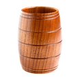 thumbnail image 1 of Wooden Beer Mugs Coffee Cups With Handles Japanese Style Creative Barrel-Shaped Mugs High Temperature Resistant Natural Wood Material Home Decoration*, 1 of 3