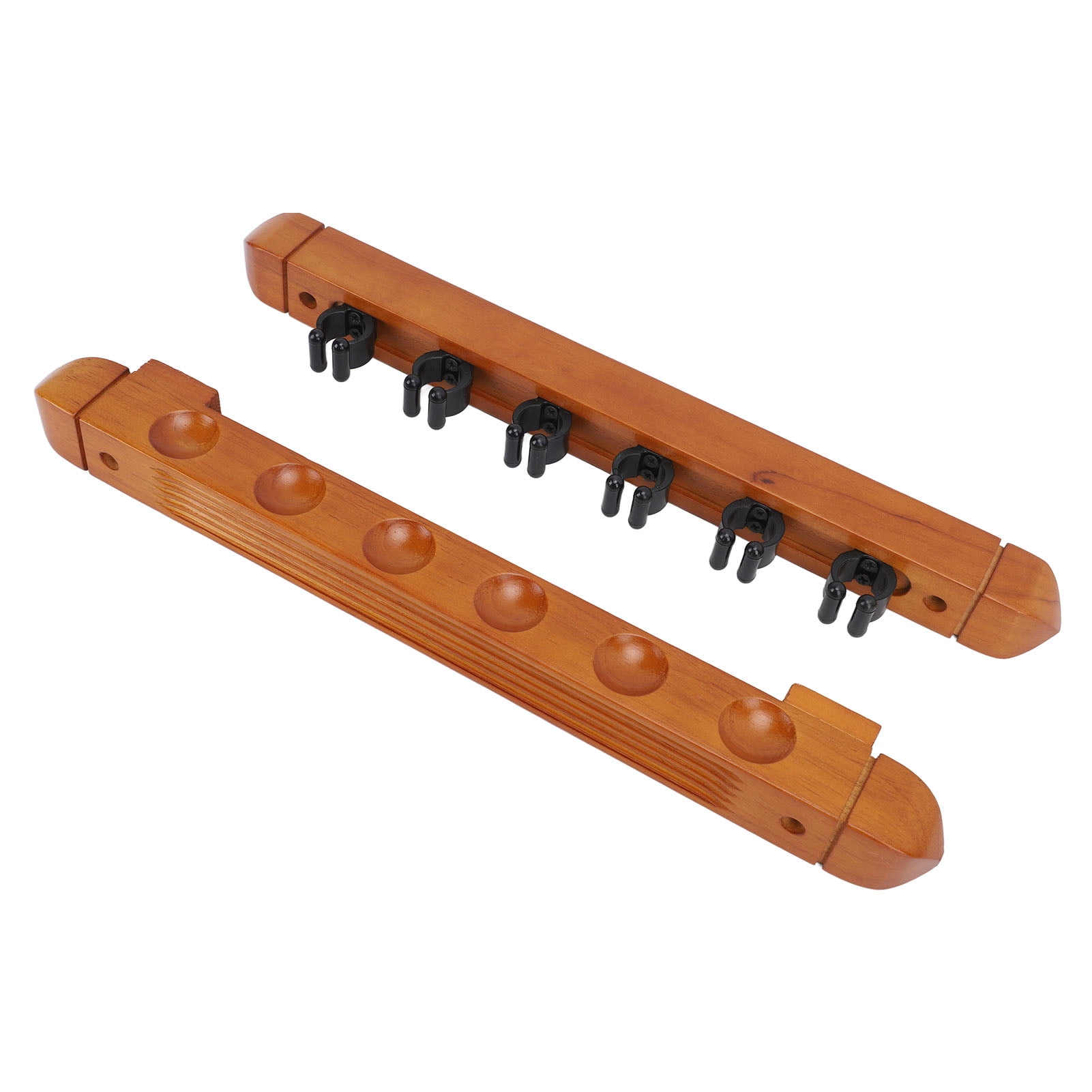 Wooden Billiard Rack, Wall Mounted Pool Rack Space Saving For Club