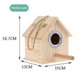 Wooden Bird Breeding Nest Box for Bird Parakeet Budgie Cockatiel