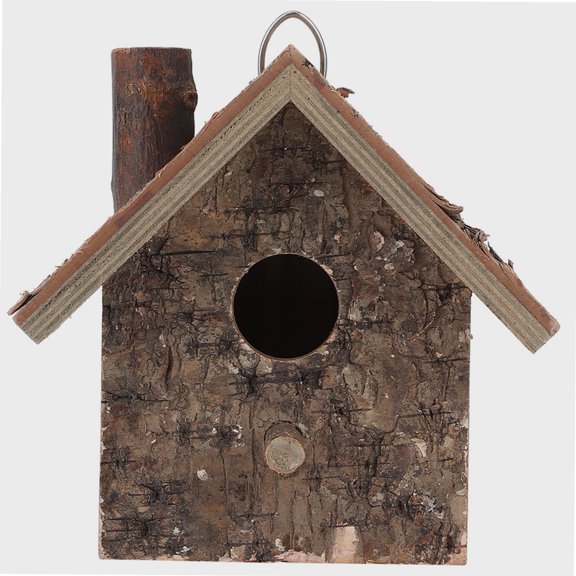 Wooden Bird House, Moisture Proof Hanging Type Wooden Bird House Bird Resting Place Pet Supplies Accessories