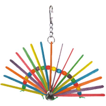Wooden Bird Toy Peacock, 9.5" x 8.5"-Material:Wood