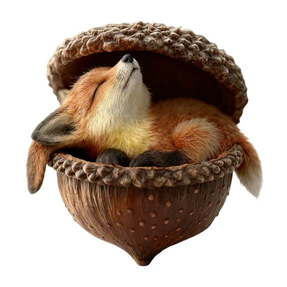 Forest Animal Acorn Ornaments Cozy Forest Christmas Ornaments Pine Cone Animal Decoration Woodland Creature Figurine 2D Acrylic Cute Hanging Ornament Home Party Décor