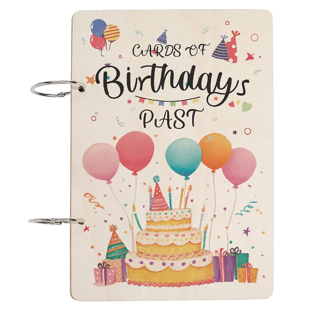 Wooden Birthday Card Holder Greeting Card Keeper Organizer Birthday Cake Gift Keeper with Buckles Unique Storage Keepsake Book Binder Holders DIY - Walmart.com Wooden Birthday Card Holder Greeting Card Keeper Organizer Birthday Cake Gift Keeper with Buckles Unique Storage Keepsake Book Binder Holders DIY - Walmart.com