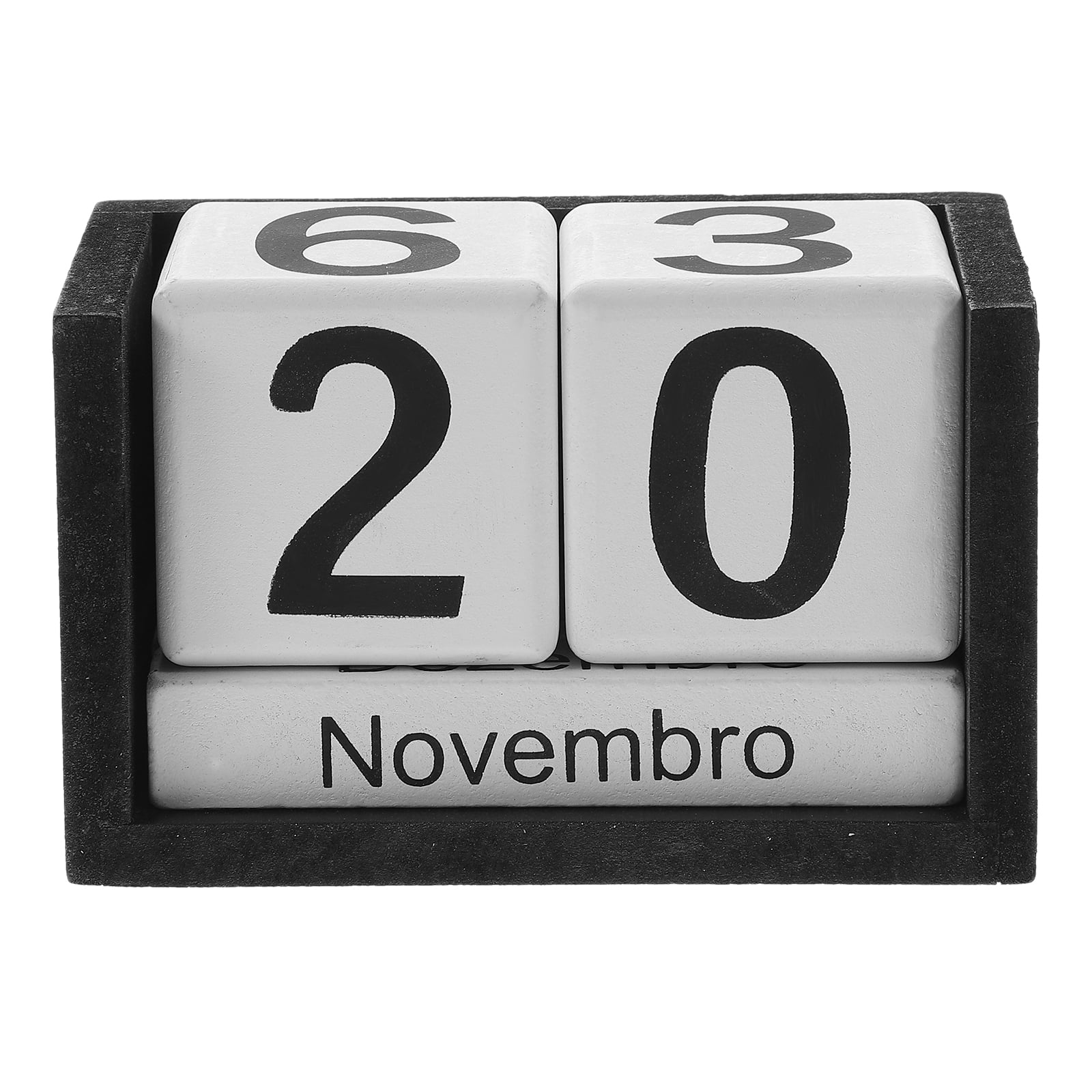 Wooden Block Calendar Craft Perpetual Children Gifts Desk 2023 Month wooden-block-calendar-craft-perpetual-children-gifts-desk-2023-month