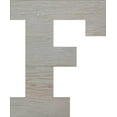 thumbnail image 1 of Wooden Block Letters, Unfinished 14'' Rockwell F, Craft, 1 of 1