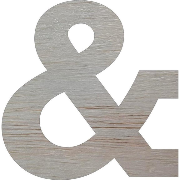 Wooden Block Letters, Unfinished 15'' Rockwell &, Craft