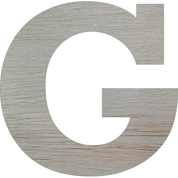 Wooden Block Letters, Unfinished 16'' Rockwell G, Craft