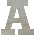 thumbnail image 1 of Wooden Block Letters, Unfinished 6'' Rockwell A, Craft, 1 of 1
