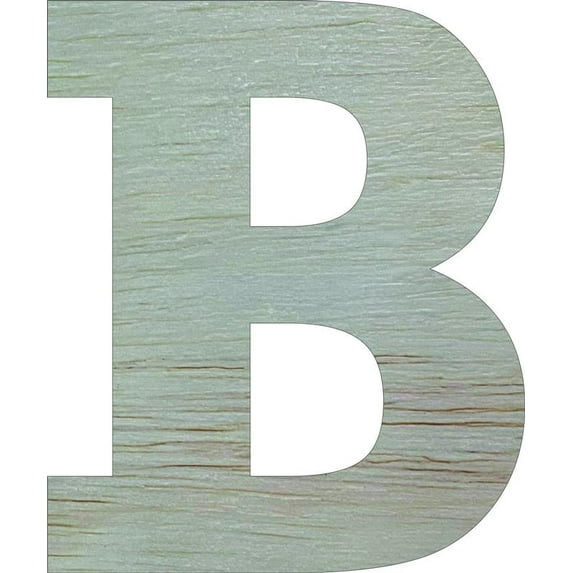 Wooden Block Letters, Unfinished 6'' Rockwell B, Craft