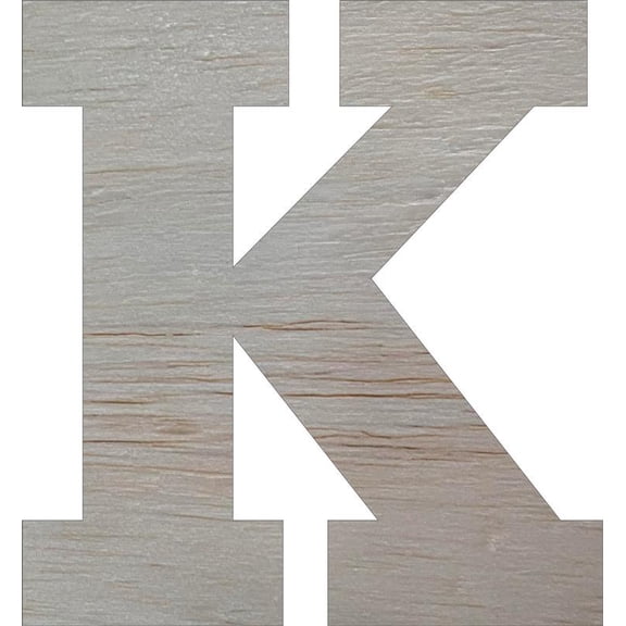 Wooden Block Letters, Unfinished 8'' Rockwell K, Craft
