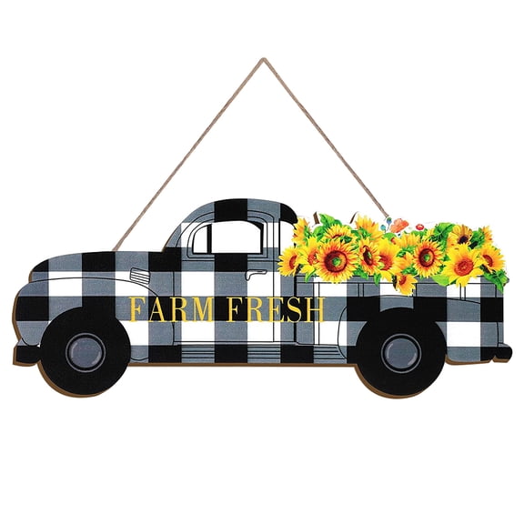 Hytrove Creative Wood Sign for Interior Decorating 1Set 11.8In