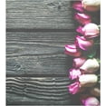thumbnail image 1 of Wooden Board and Pink Roses Dishwasher Magnet Cover Front Door Decorative Refrigerator Covers Magnetic Sheet Sticker Wash Machine Fridge Panel Decal for Kitchen Appliance 23x26 in, 1 of 6