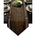 thumbnail image 1 of Wooden Board Retro Farm Table Runner Country Wedding Decoration Tablecloth Table Flag Placemat Dust Cover Table Mat For Home, 1 of 5