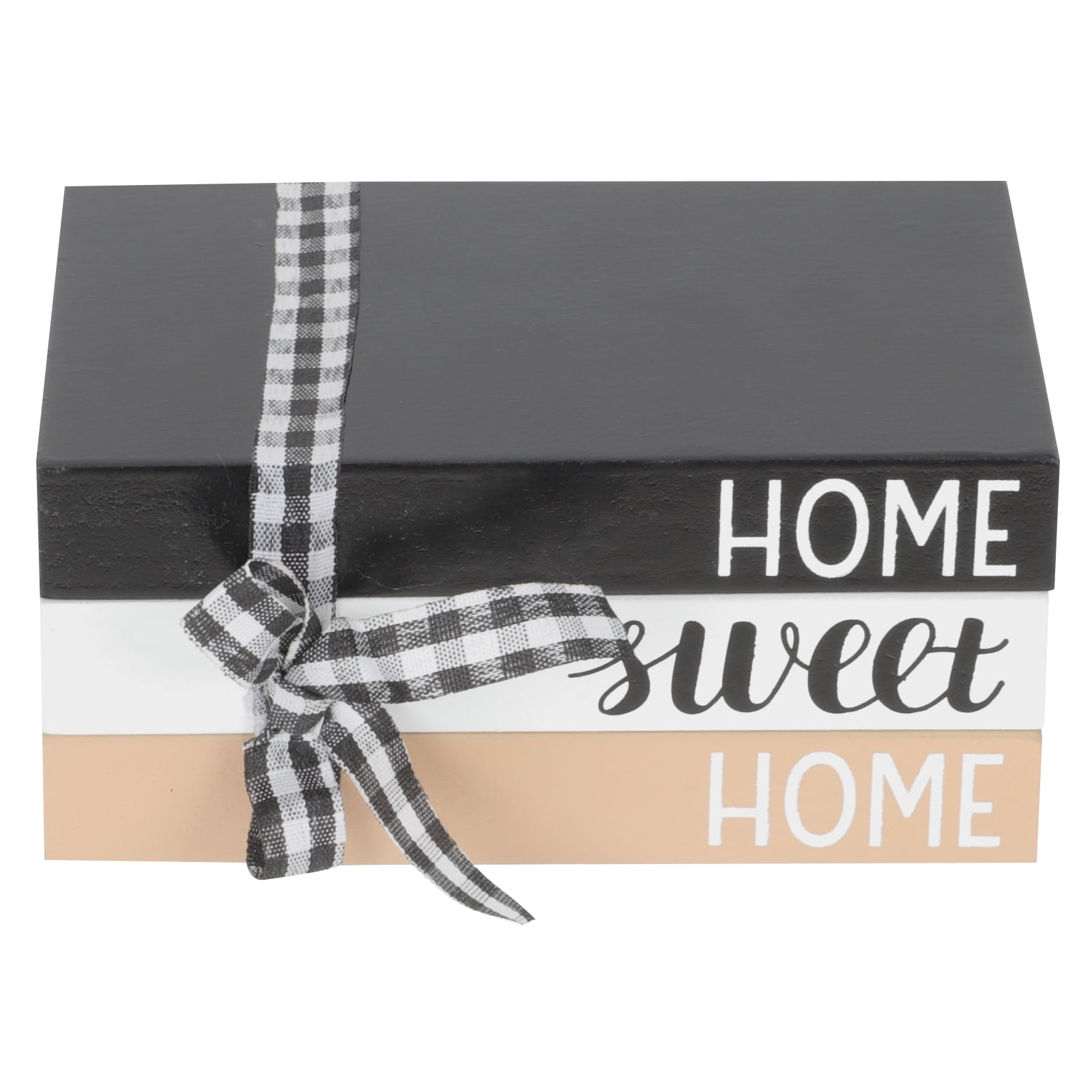 Wooden Book Blocks Ornament American Rural Wood Table Ornament Home Living Room Party