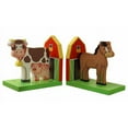 thumbnail image 1 of Wooden Book Ends - Happy Farm Room Collection, 1 of 1