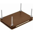 thumbnail image 1 of Wooden Book Press Bookbinding Brown Rectangle Bamboo Portable Book Press Bookbinding Tool Flat Paper Press Machine, 1 of 9