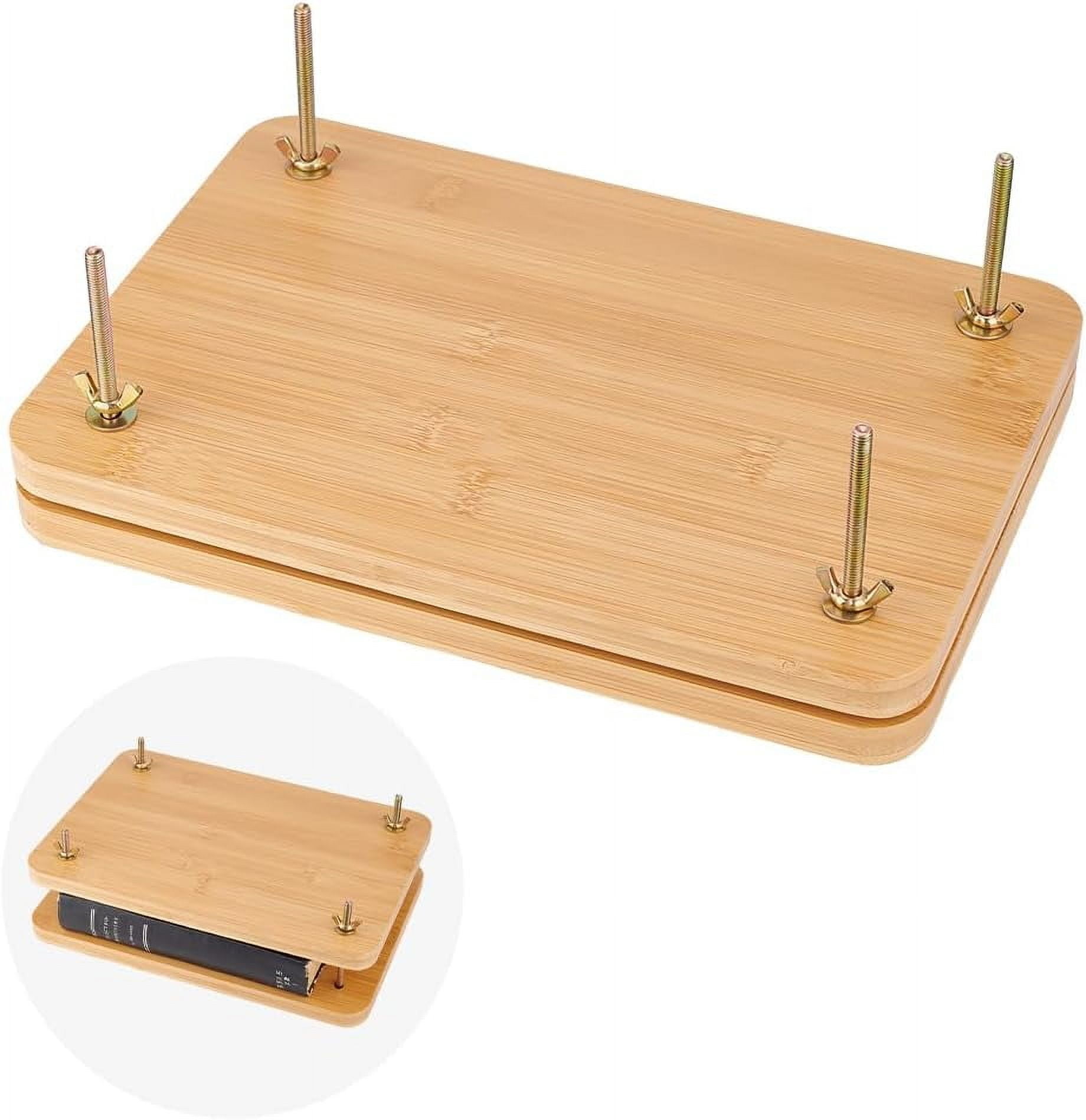 Wooden Book Press Tools for Bookbinding Rectangle Moccasin 295x200x102mm
