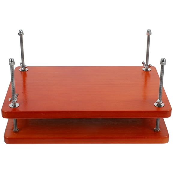 Wooden Bookbinding Press Machine - Wooden Book Press Binding Press Bookbinding Stable Book Binding Tool For Book Repair Art Projects Flower Pressing