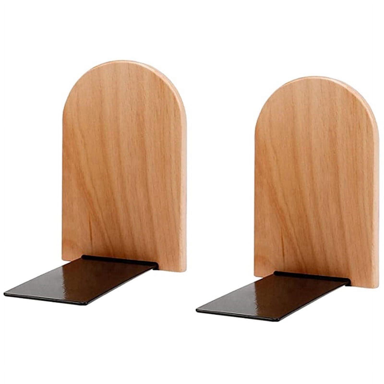 Wooden Bookends Pair of Bookends Office Bookshelf Bookshelf Stopper