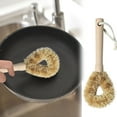 thumbnail image 1 of Wooden Bottle and Cup Cleaning Brush, Natural Fiber Bristles, Durable Kitchen Cleaning Brush for Milk, Coffee, Pots and Bottles, Comfortable Handle, Eco-Friendly and Easy to Hang, 1 of 5