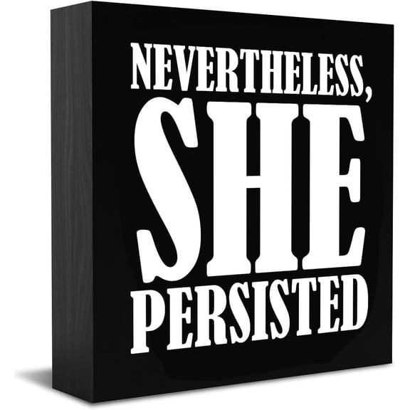 Wooden Box 5x5 Inch Home Decor Desk Decorations Rustic Motivational Wooden Box Sign For Home Office Desk Table Shelf Counter Sitter Living Dining Room Bedroom Kitchen Bathroom Classroom