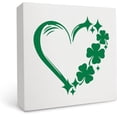thumbnail image 1 of Wooden Box 7x7 Inch St Patrick's Day Wooden Sign - Green Shamrock Wooden Box Sign, St Patricks Day Wooden Box Sign For Home Decor, St Patricks Day Table Decor, St Patrick's Day Desk Decor, 1 of 5