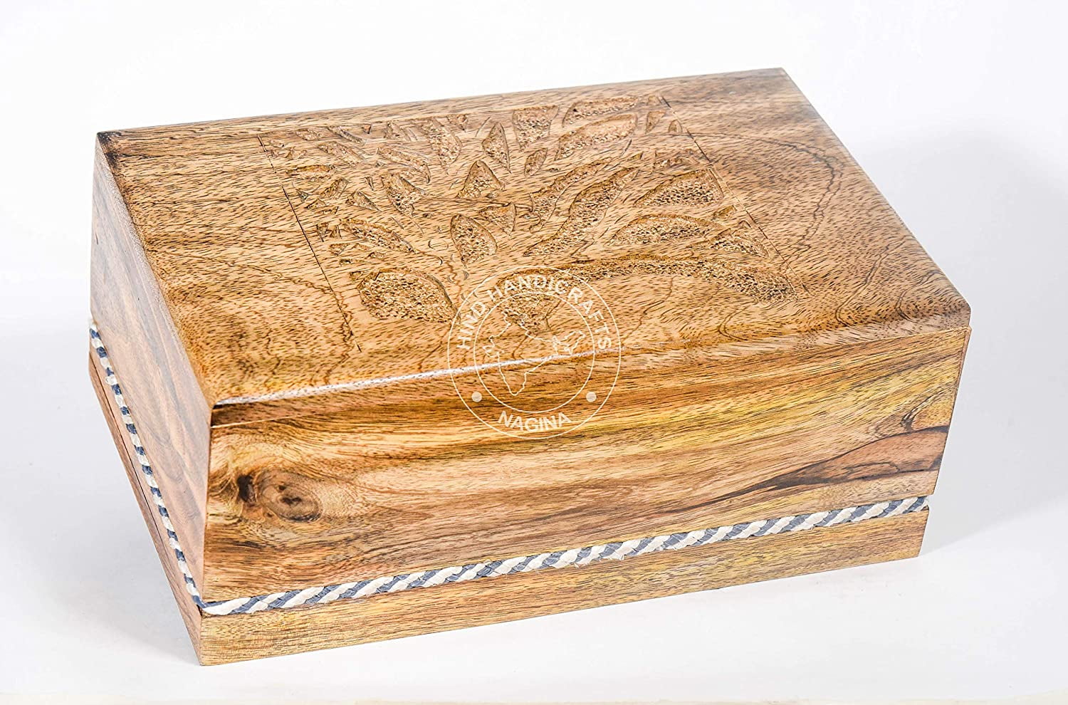 Wooden Box Funeral Cremation Urns for Human Ashes Adult Large, Rosewood ...