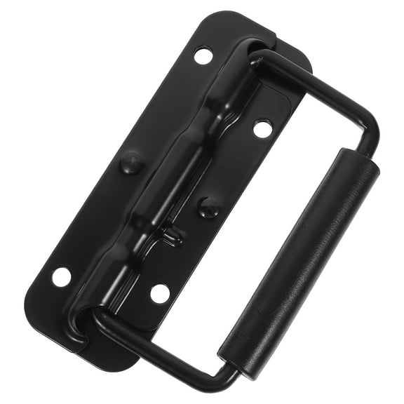 Wooden Box Spring Handle Case Hardware Cabinet Pull Handle Toolbox Handle Grips Stainless Steel 12.20X7.50X1.50CM