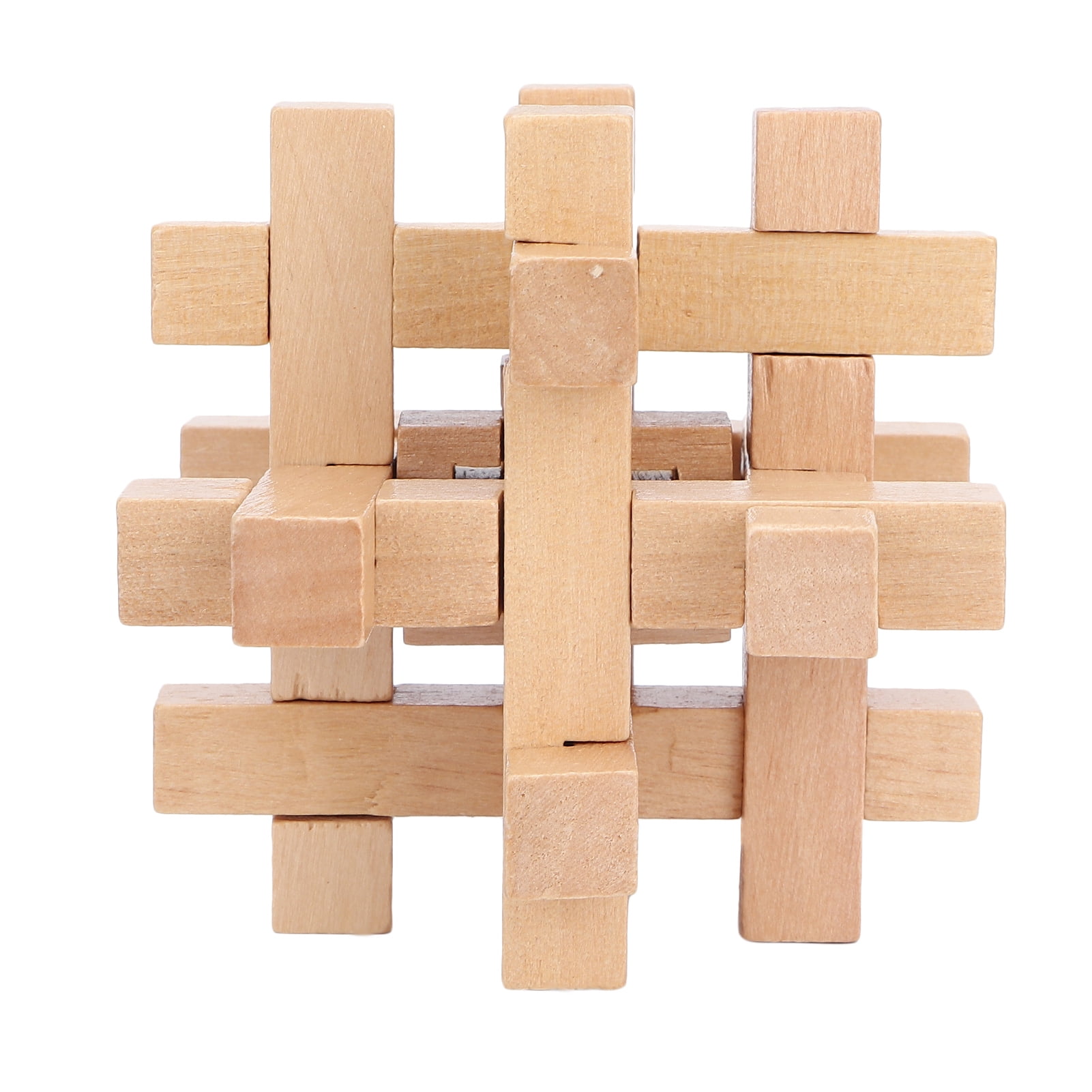 Wooden Brain Teaser Puzzle For Kids And Adults, Disentanglement Puzzles