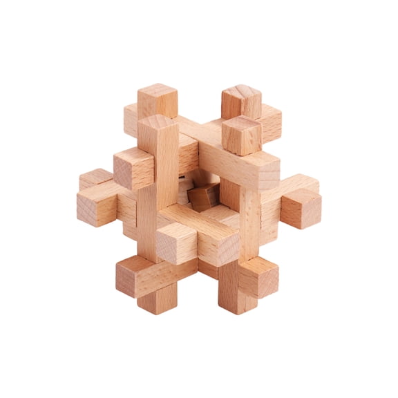 Wooden Brain Teaser Puzzle Set, Traditional Chinese Kongming Lock & Lu Ban Lock Brain Teasers With Interlocking Pieces, S Puzzle Enthusiasts Birthday Gifts