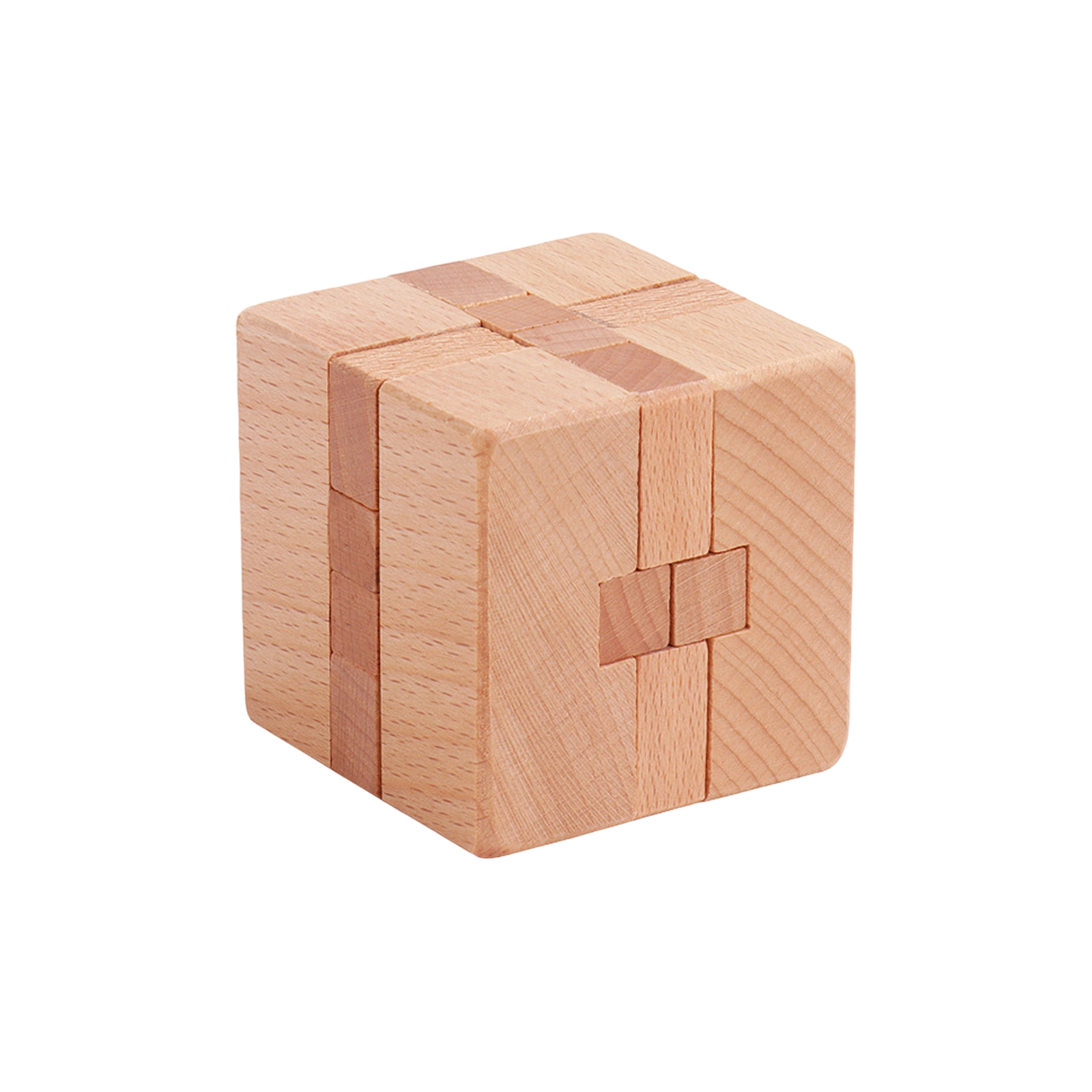 Wooden Brain Teaser Puzzle Set, Traditional Chinese Kongming Lock Luban ...