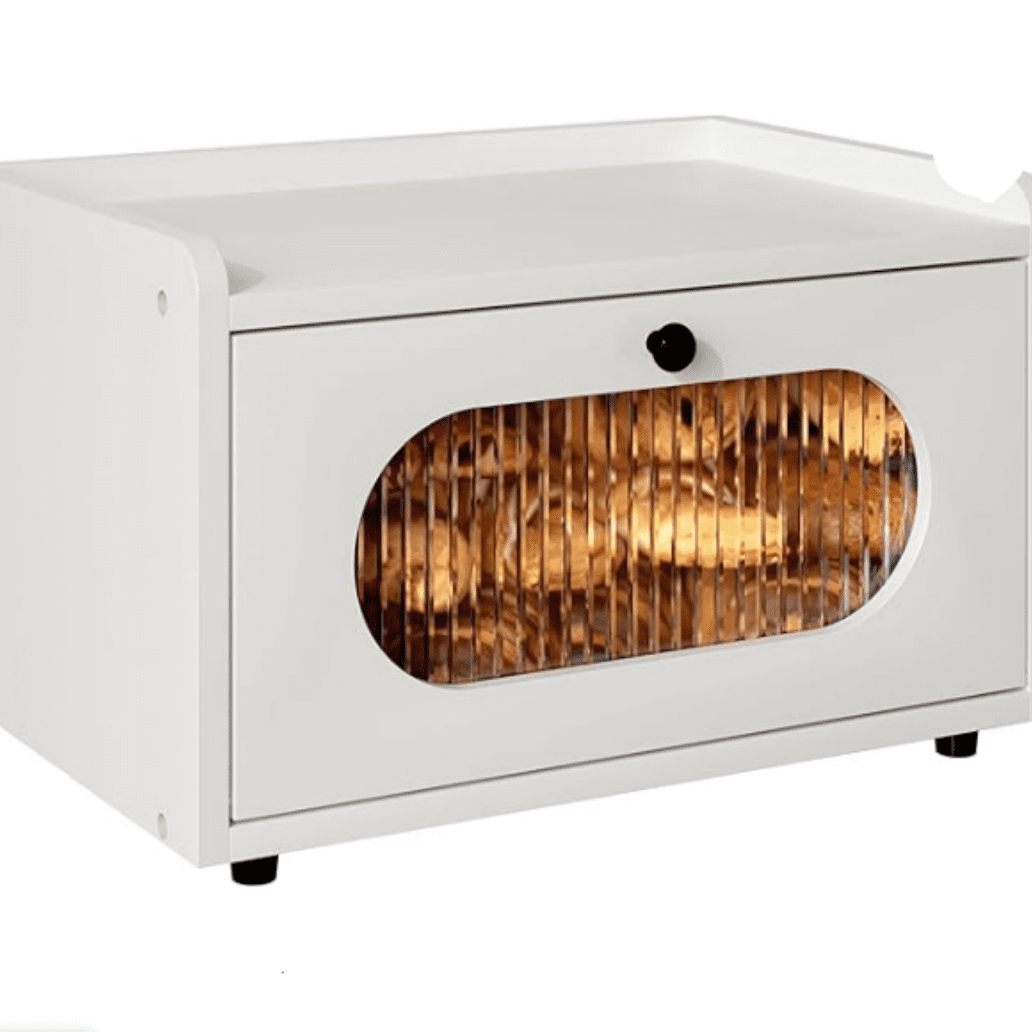 Wooden Bread Box for Kitchen Countertop, Stackable Corner Breadbox ...