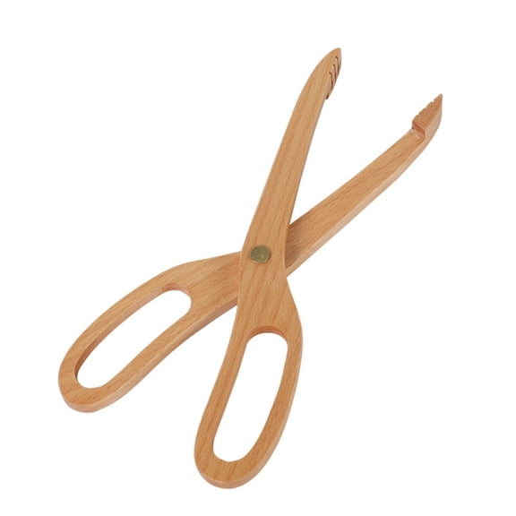 Wooden Bread Scissors Clip Nanmu Clip Baking Clip Cakery Dessert Baking Clip, Scissor-Shaped Food Clips *1