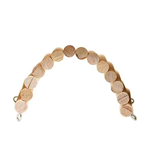 Wooden Bridge Chew Toy Bendable Climbing Ladder for Chipmunk Gerbil Small Animal