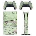 thumbnail image 1 of Wooden Bridge Console Skin Bundle for PS5 Pro Slim Disc & Digital / PS4 – Full Wrap + Dual Controller Flair, 1 of 5