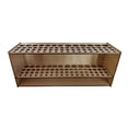 thumbnail image 1 of Wooden Brush Holder Porous 67 Brushes Desk Pen Storage Bracket Detachable Wall Rack, 1 of 6