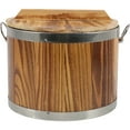 Wooden Bucket Sushi Rice Container Cooked Rice Bucket Cooked Rice