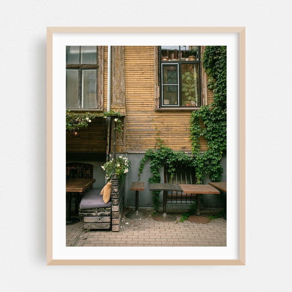 Wooden Buildings, Riga 02 - Riga Riga Latvia Photography Oak Framed Wall Art Print 24 x 30 inches