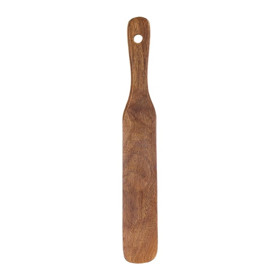 Wooden Butter Spreader Knife Scratch-Proof Jam Scraper with Long Handle Heavy-duty Natural Wood Cheese Spatula No-Varnish kitchenware for Baking Batter Mixing Spreading,Pastry 1 Pcs(4 Styles),B