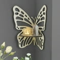thumbnail image 1 of Wooden Butterfly Wall Shelf with Hollow Design, Decorative Storage Rack for Home Organization and Decor, 1 of 5