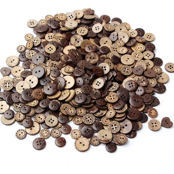 Wooden Buttons for Sewing and DIY Crafts, Beautiful Decoration and Cloth Accessory