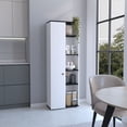 thumbnail image 1 of Wooden Cabinets, Hoyt Kitchen Pantry Storage Cabinet With and Five Interior and Exterior Shelves, Multicolor Living Room Cabinets,Engineered Wood Cabinets With Doors, 1 of 7